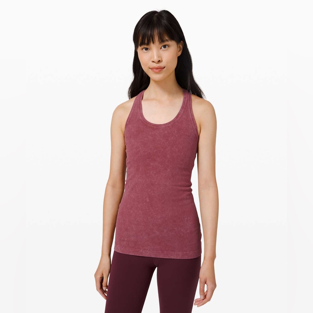 Lululemon Cool Racerback II *Dye Red Size 8